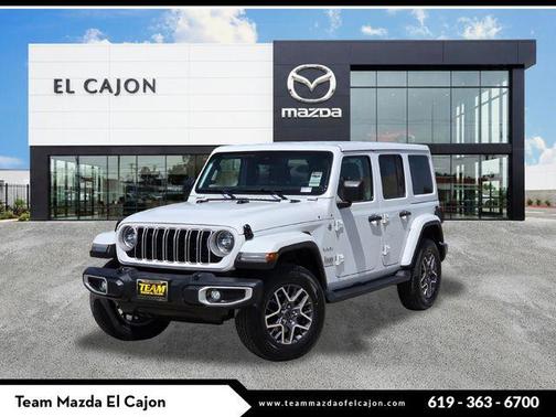 Bright White Clearcoat 2024 Jeep Wrangler Sahara