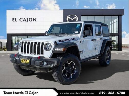 Bright White Clearcoat 2023 Jeep Wrangler Rubicon