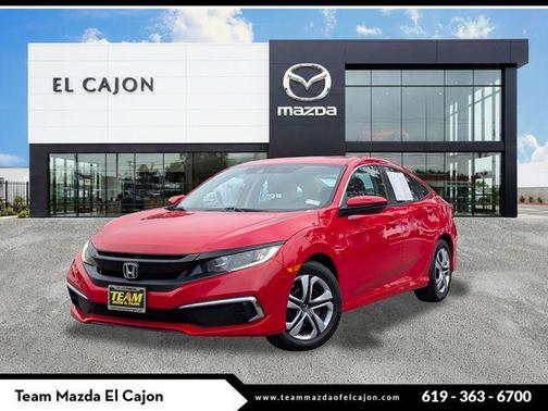 Rallye Red 2019 Honda Civic LX