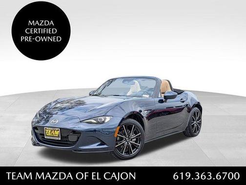 Deep Crystal Blue Mica 2025 Mazda MX-5 Miata Grand Touring