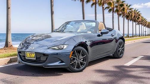 Deep Crystal Blue Mica 2025 Mazda MX-5 Miata Grand Touring
