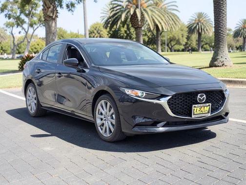 Jet Black Mica 2026 Mazda Mazda3 FWD w/Preferred Package