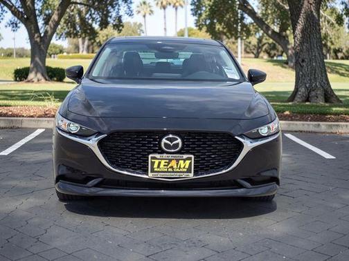 Jet Black Mica 2026 Mazda Mazda3 FWD w/Preferred Package
