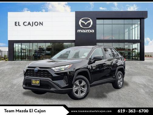 Midnight Black Metallic 2024 Toyota RAV4 Hybrid LE