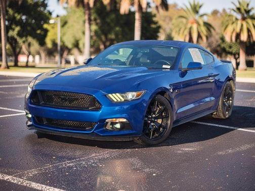 Lightning Blue Metallic 2017 Ford Mustang GT Premium