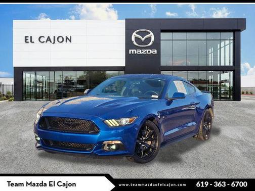 Lightning Blue Metallic 2017 Ford Mustang GT Premium