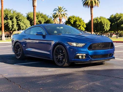 Lightning Blue Metallic 2017 Ford Mustang GT Premium