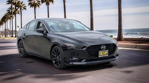 Jet Black Mica 2025 Mazda Mazda3 AWD w/Premium Package