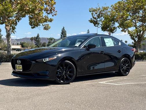 Jet Black Mica 2025 Mazda Mazda3 AWD w/Premium Package