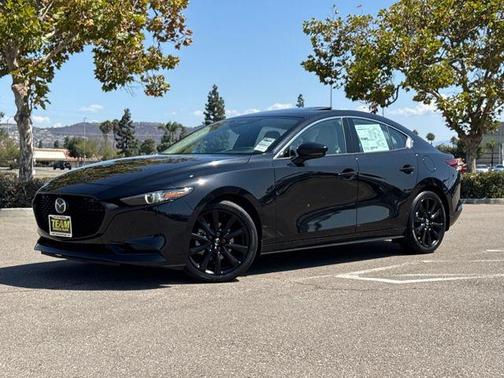 Jet Black Mica 2025 Mazda Mazda3 AWD w/Premium Package