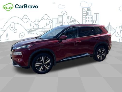 Scarlet Ember Tintcoat 2022 Nissan Rogue Platinum FWD