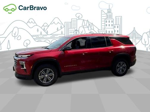 Radiant Red Tintcoat 2025 Chevrolet Traverse LT
