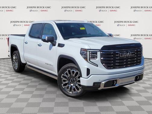 Glacier White Tricoat 2026 GMC Sierra 1500 Denali Ultimate