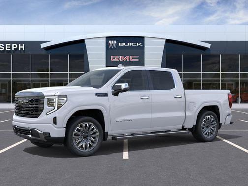 Glacier White Tricoat 2026 GMC Sierra 1500 Denali Ultimate
