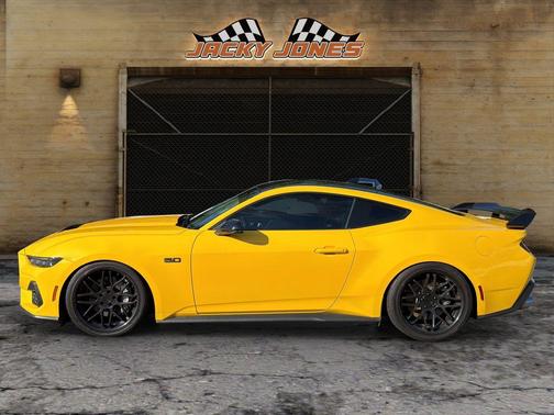 Yellow 2024 Ford Mustang GT Premium