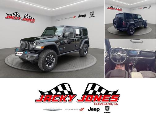 Black Clearcoat 2025 Jeep Wrangler 4xe Rubicon