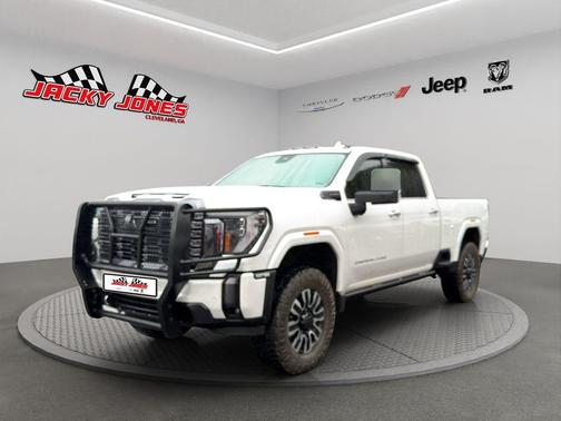 White Frost Tri-Coat 2024 GMC Sierra 2500 Denali Ultimate