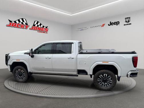 White Frost Tri-Coat 2024 GMC Sierra 2500 Denali Ultimate