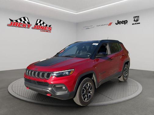 Red 2025 Jeep Compass Trailhawk