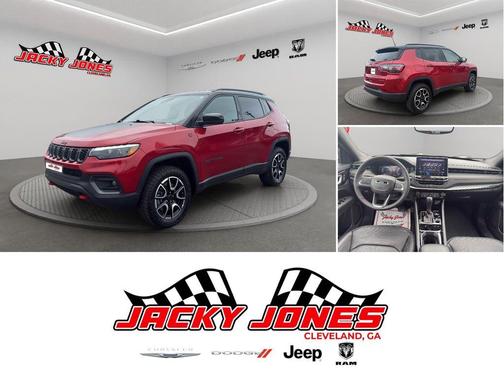 Red 2025 Jeep Compass Trailhawk