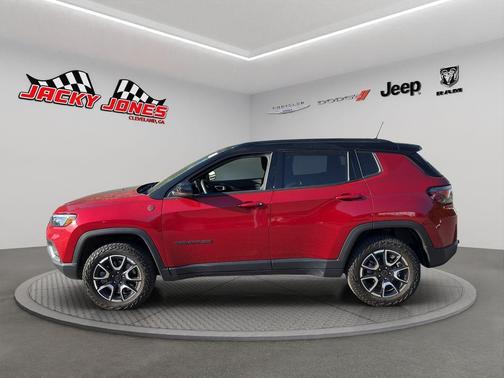 Red 2025 Jeep Compass Trailhawk