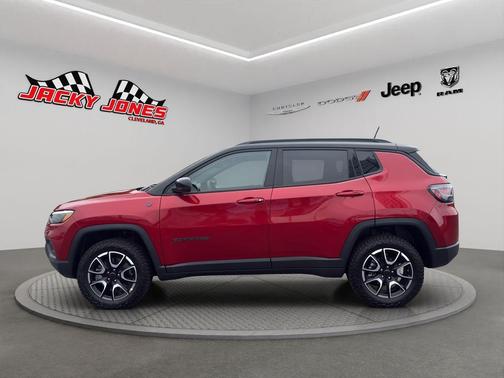 Red 2025 Jeep Compass Trailhawk
