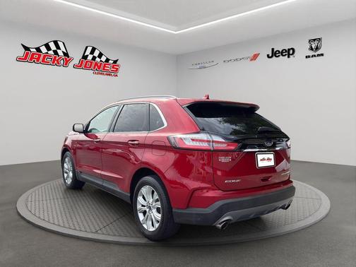 Rapid Red Metallic Tinted Clearcoat 2020 Ford Edge Titanium