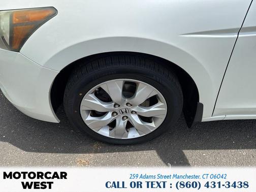 White Diamond Pearl 2010 Honda Accord EX-L