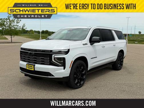 Polar White Tricoat 2026 Chevrolet Suburban High Country, 4WD