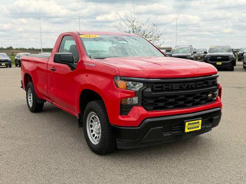 Red Hot 2023 Chevrolet Silverado 1500 WT