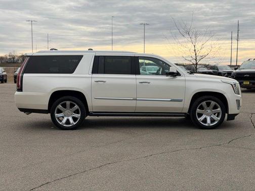 White Diamond Tricoat 2015 Cadillac Escalade ESV Premium