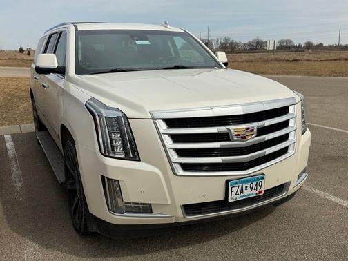 White Diamond Tricoat 2015 Cadillac Escalade ESV Premium
