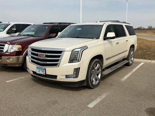 White Diamond Tricoat 2015 Cadillac Escalade ESV Premium