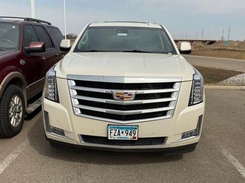White Diamond Tricoat 2015 Cadillac Escalade ESV Premium