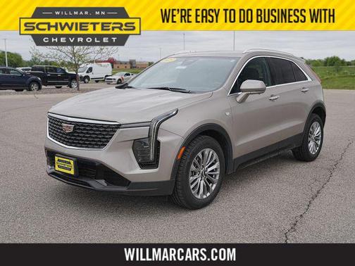 Latte Metallic 2025 Cadillac XT4 Premium Luxury