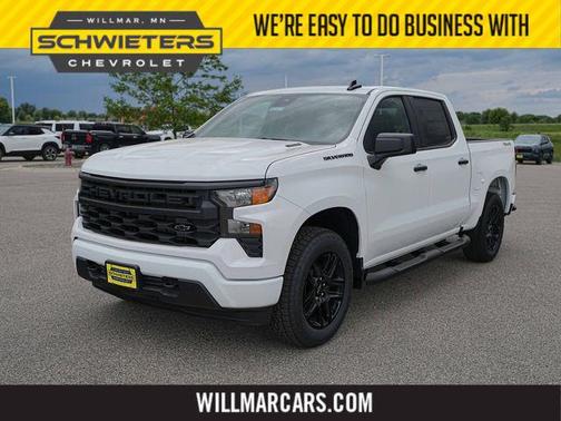 Summit White 2026 Chevrolet Silverado 1500 Custom