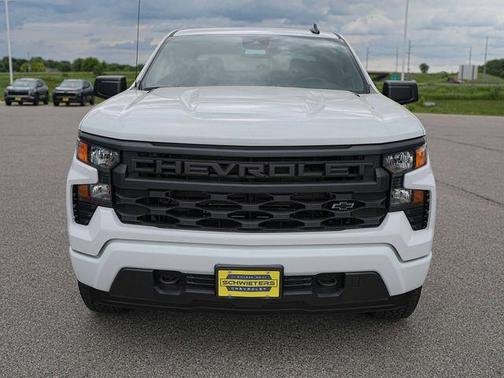 Summit White 2026 Chevrolet Silverado 1500 Custom
