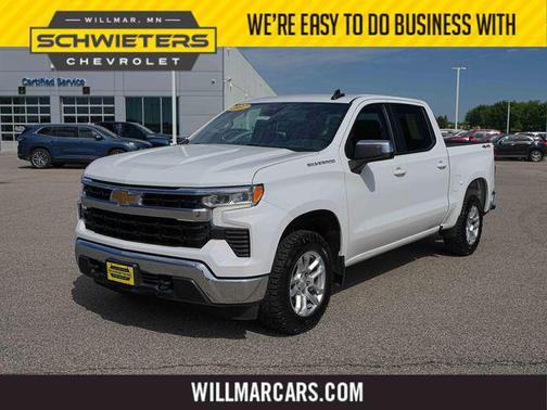 Summit White 2022 Chevrolet Silverado 1500 LT