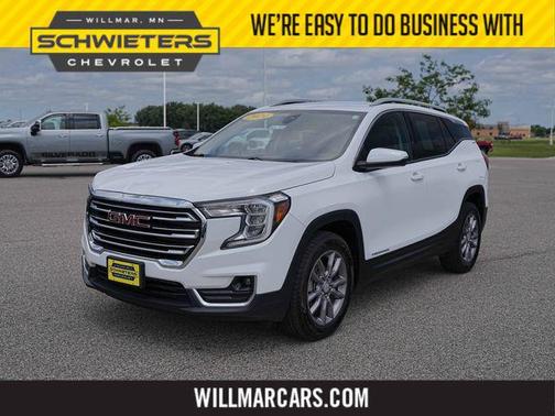 Summit White 2023 GMC Terrain SLT