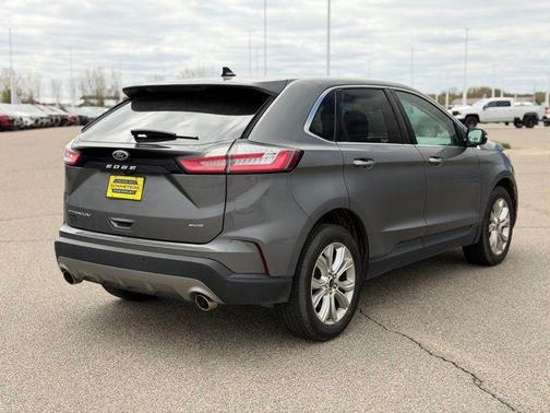 Carbonized Gray Metallic 2023 Ford Edge Titanium