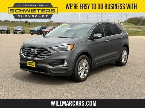 Carbonized Gray Metallic 2023 Ford Edge Titanium