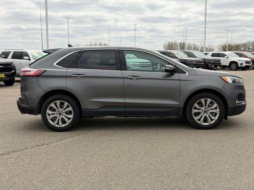 Carbonized Gray Metallic 2023 Ford Edge Titanium