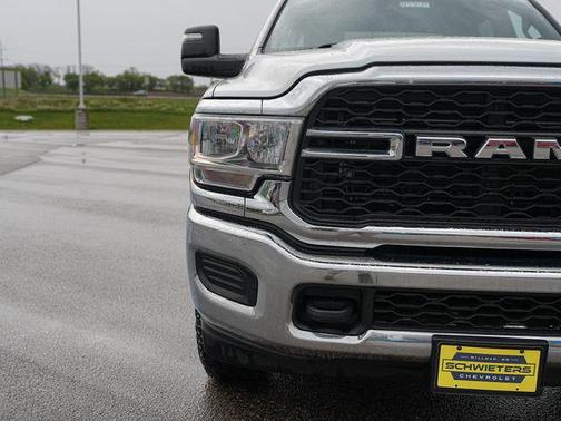 Bright White Clearcoat 2023 RAM 3500 Tradesman Crew Cab 4x4 8' Box