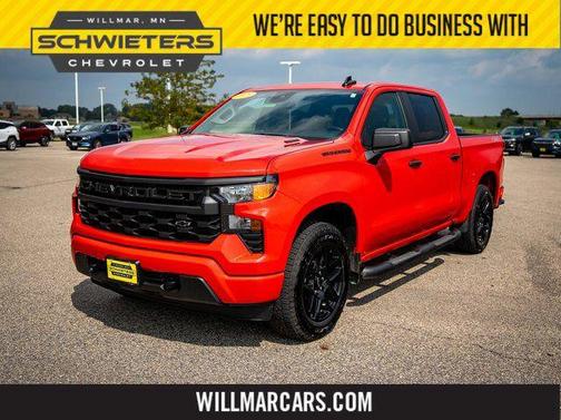 Red Hot 2025 Chevrolet Silverado 1500 Custom