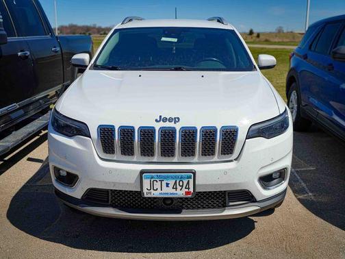 Bright White Clearcoat 2019 Jeep Cherokee Limited