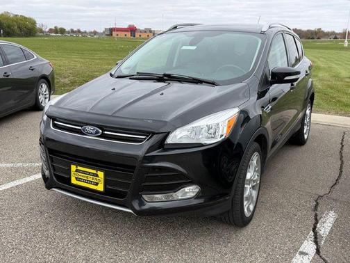 White Platinum Metallic Tri-Coat 2015 Ford Escape Titanium