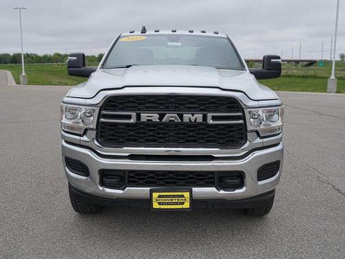 Bright White Clearcoat 2023 RAM 3500 Tradesman Crew Cab 4x4 8' Box