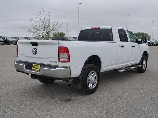 Bright White Clearcoat 2023 RAM 3500 Tradesman Crew Cab 4x4 8' Box
