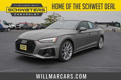 Chronos Gray Metallic 2025 Audi A5 Sportback 45 S Line Premium