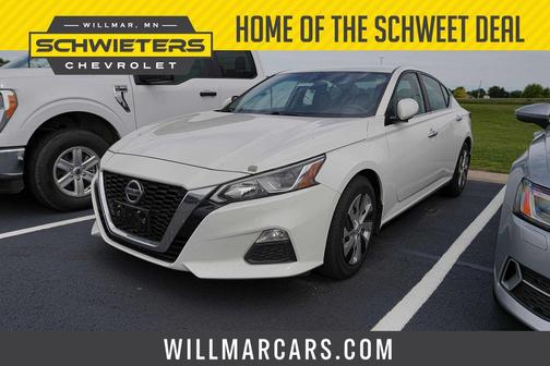 Glacier White 2021 Nissan Altima S FWD